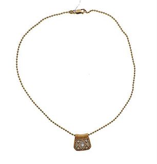 Yanes 18k Gold Diamond Pendant Necklace