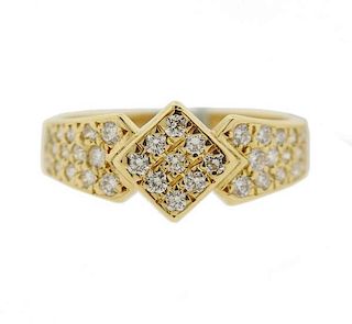 Christian Dior 18k Gold Diamond Ring