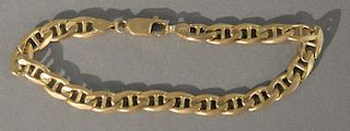 14K gold bracelet. 17.2 grams
