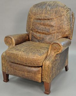 Bradington Young leather recliner chair.