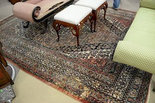 Oriental carpet (faded) 8'9" x 11'10".
