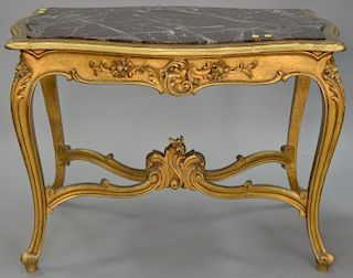 French style marble top center table.