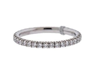 Cartier 18k Gold Diamond Eternity Wedding Ring