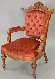 Victorian gentleman's chair. Provenance: Property from the Estate of Frank Perrotti Jr. of Hamden, Connecticut