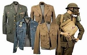 US WWI, WWII and Vietnam Era Uniforms and Gear and BAR Belt
