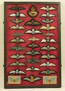 Australian Flying Corps and other Rare Australian and New Zealand Air Force Wings, and Badges