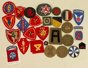 US Army and USMC Cloth Patches,Insignia