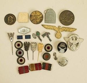 3rd Reich and Earlier Pins, Badges, Cockades and Tinnies