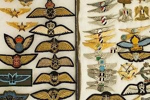 Morocco, Mayalsia, Nepal, and Egypt Wings and Flight Badges (2 Frames)