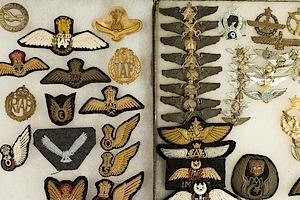 Indian, Pakistani, and Afghan Wings and Flight Badges (2 Frames)