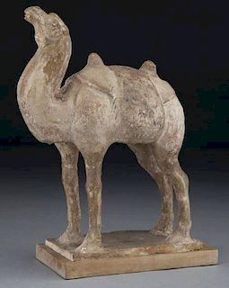 Chinese Tang style pottery camel,