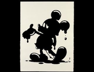 David Flores, "Mickey Mouse" Screen Print