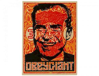 Shepard Fairey "Nixon Stamp Poster"