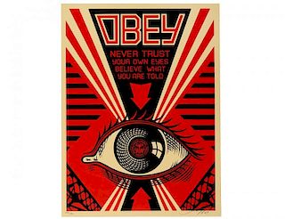 Shepard Fairey "OBEY Eye" Screen Print