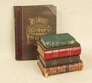 Five Civil War Histories and a book of Southern War Poetry