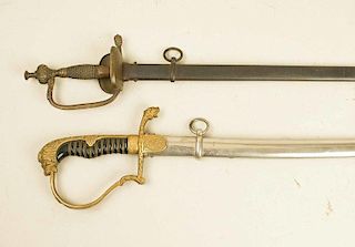2 Imperial German Officers Swords: a Cavalry Officer's Saber and a Degen