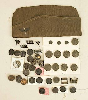 US WWI Collars, Hat, Badges and Insignia