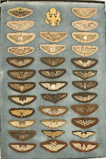 US Wings,A larger Frame of Bullion Embroidered ones, WWII and earlier.