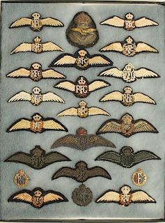 Exceptional Royal Flying Corps and Early Royal Air Force Wings and Badges