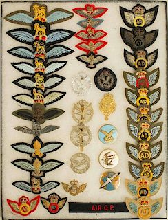 Collection of Scarce British Army Glider and Pilot Wings and Badges