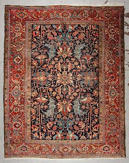 Antique Heriz Rug, Persia: 8'8'' x 11'2''