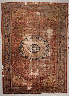 Antique Sultanabad Rug, Persia: 10'6'' x 14'2''