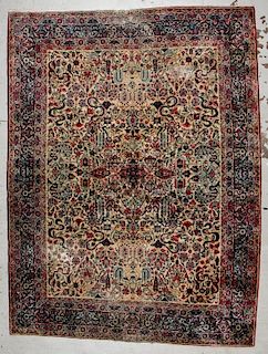 Antique Kerman Rug, Persia: 8'11'' x 12'3''