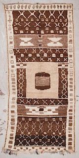 Vintage Moroccan Rug: 6'2'' x 13'6''
