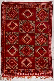Vintage Moroccan Rug: 5'8'' x 8'2''