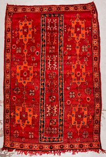 Vintage Moroccan Rug: 6'5'' x 9'4''