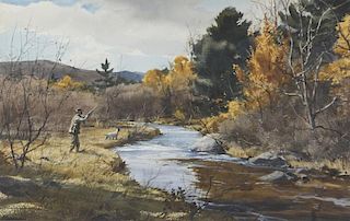 Ogden M. Pleissner (1905-1983) Autumn Grouse Shooting