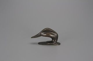 Bronze Duck Head Joel D. Barber (1876-1952)