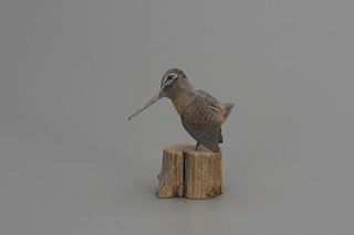 Miniature Woodcock Russ E. Burr (1887-1955)