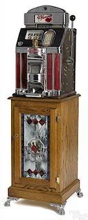 Jennings 10-cent Flamingo light-up slot machine