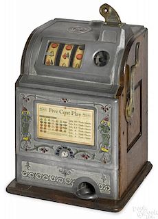 Jennings 5-cent Dutch Boy slot machine