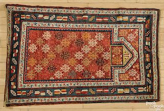 Caucasian prayer rug, ca. 1920