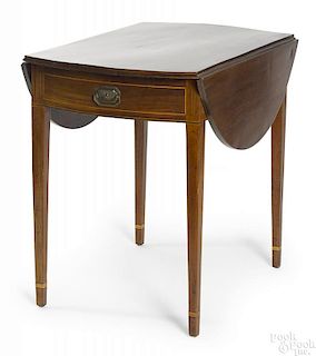 Hepplewhite mahogany Pembroke table, ca. 1805