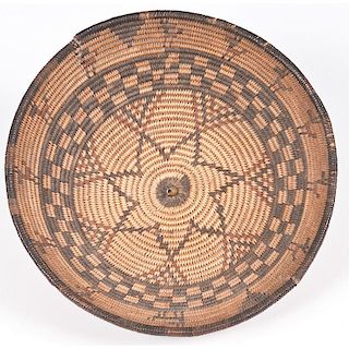 Apache Polychrome Basket with Figures