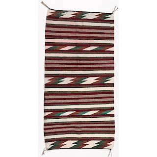 Navajo Twill Double Saddle Blanket / Rug