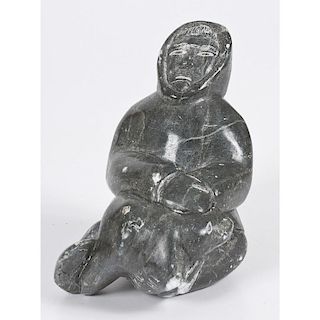 Charlie Tarkirk (Inuit, 1902-1959) Soapstone Carving
