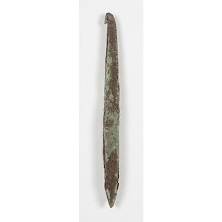 Old Copper Culture Spear, From the Collection of Roger "Buzzy" Mussatti, Michigan