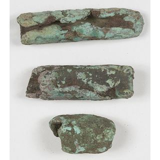 Old Copper Culture Preform Tools, From the Collection of Roger "Buzzy" Mussatti, Michigan