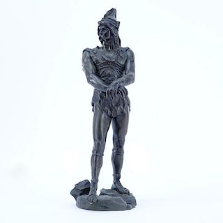 After: Jean Didier Debut (1824-1893) "Vercingetorix" Bronze Sculpture, Signed Lower