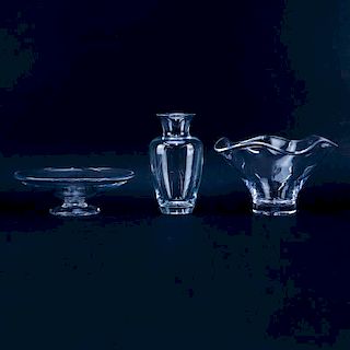 Collection of Three (3) Simon Pearce Glass Tableware