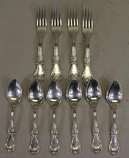(10) Reed & Barton Sterling Silver Flatware Pieces