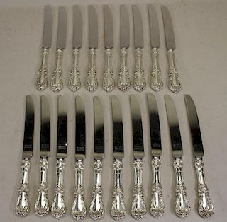 (19) Sterling Silver Handled Reed & Barton Knives