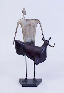 NIK PAN: UNTITLED (STANDING MAN WITH BULL)