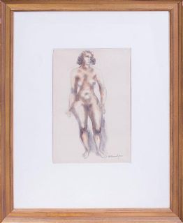 ATTRIBUTED TO CHAIM GROSS (1904-1991): STANDING NUDE