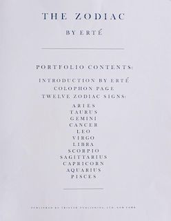 ERTE (1892-1990): THE ZODIAC