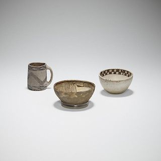 Anasazi, collection of three vessels